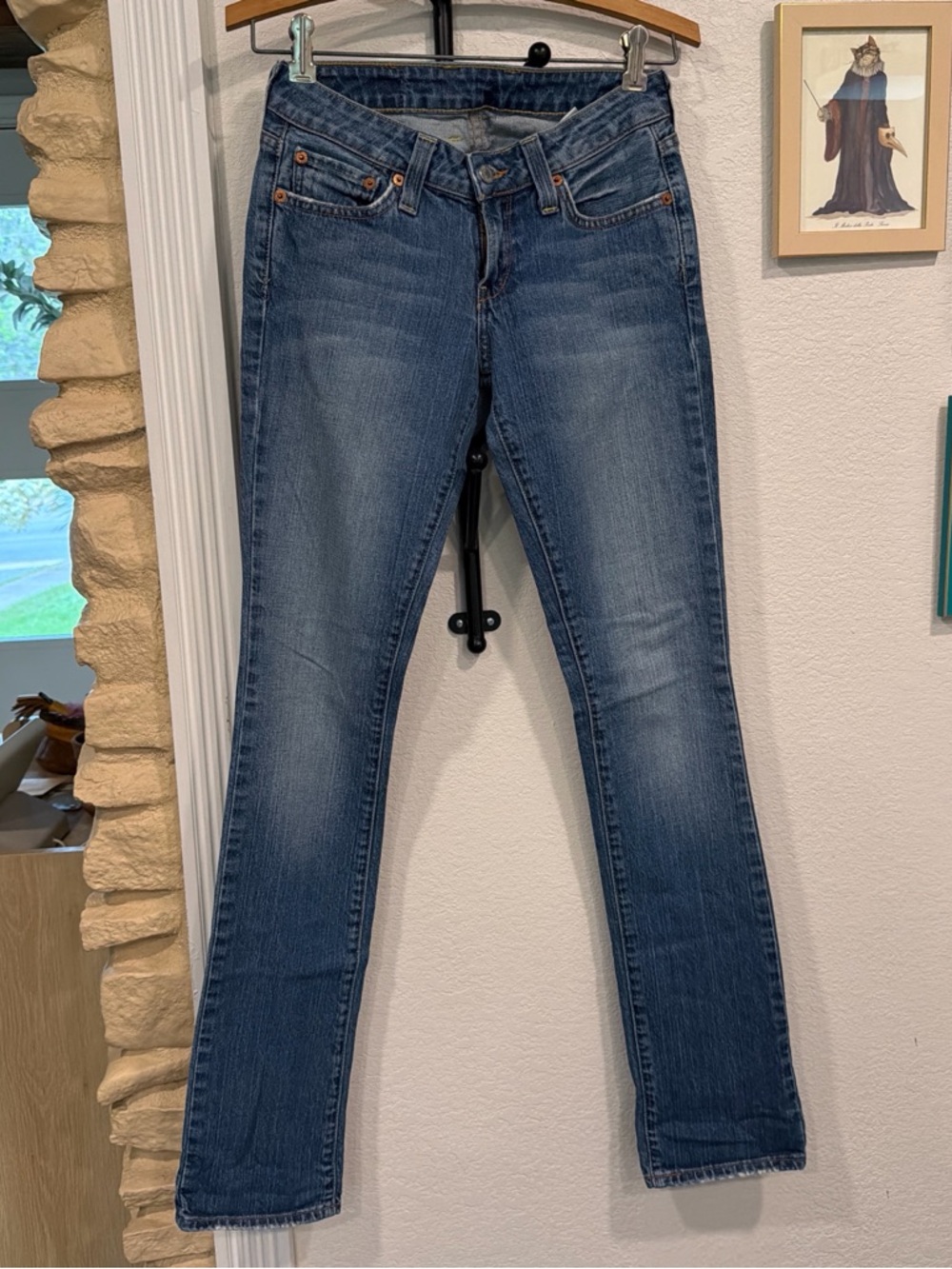 Lucky Brand Women's Medium Blue Straight Leg Jeans